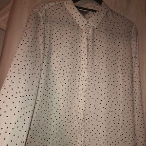 Polka dot blouse